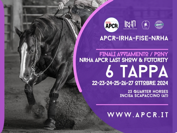 NRHA APCR LAST SHOW &amp; FUTURITY 2024